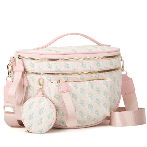 Image of Makes Checkered Crossbody Bag Bum Bag for Women with Pouch