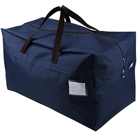 iwill CREATE PRO 100L Storage Organizer Bags, College Dorm room Storage Bag, Traveling Duffel Tote Storage Bag,Blue Cover
