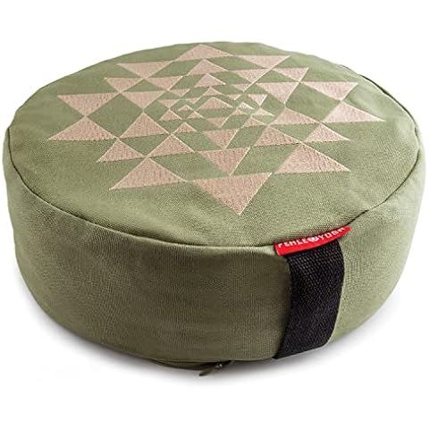 Yoga Meditation Buckwheat Bolster Pillow Cushion Cover