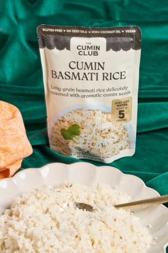 Image of The Cumin Club Basmati Cumin Rice, Authentic Indian Food