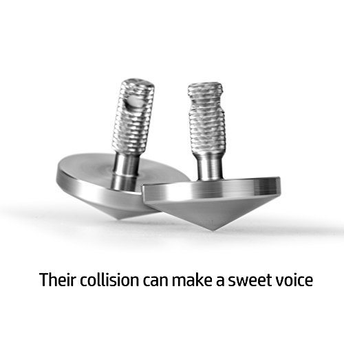 Panshi Precision Metal Spinning Top, 2020 Unique Christmas Stockings Gift for Teens & Kids, Men&Women, Stainless Inception Tops, Pocket Gadget Gyro Toy, Spin Forever up to 7:48,EDC
