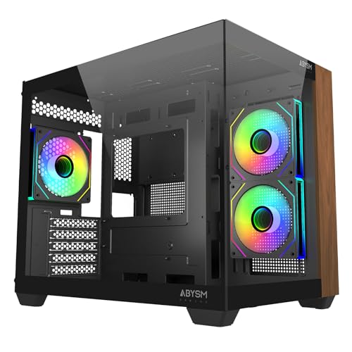 Boîtier Micro ATX Danube SAVA Nature 285C Noir Abysm Gaming pour studio