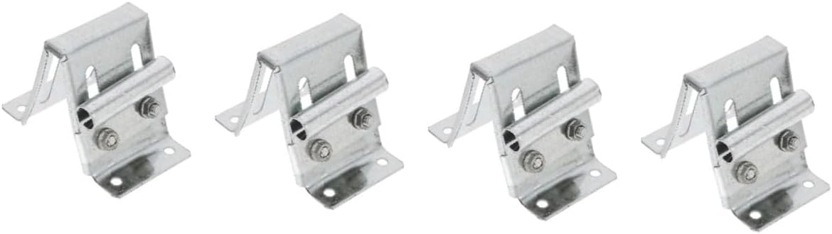 4pcs Garage Door Hinge Garage Door Bracket Upper Section Replacement Easy Application