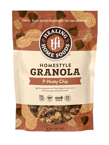 Healing Home Foods P-Nutty Chip, Gluten Free Granola Mix with