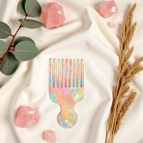 Peine Hair Pick con dientes anchos para rizos 12.19 cm miniatura 4