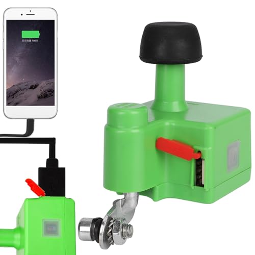 Generador eléctrico portátil Akozon para bicicleta, carga de teléfonos móviles, diseño compacto y moderno, para ciclismo nocturno y actividades al aire libre miniatura 2