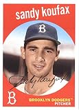 2018 Topps Archives Baseball #25 Sandy Koufax Brooklyn Dodgers 1959 Topps Design