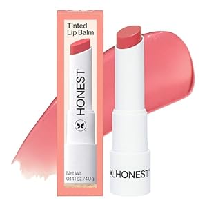Honest Beauty Moisturizing Vegan Tinted Lip Balm | Antioxidant-rich Acai Extracts + Avocado Oil | Paraben Free + Cruelty Free | Summer Melon
