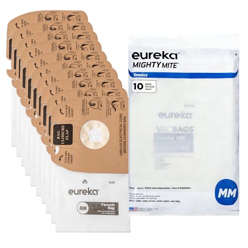 Image of Eureka Replacement Vacuum Bags for Eureka Mighty Mite 3670M,10 bags,White