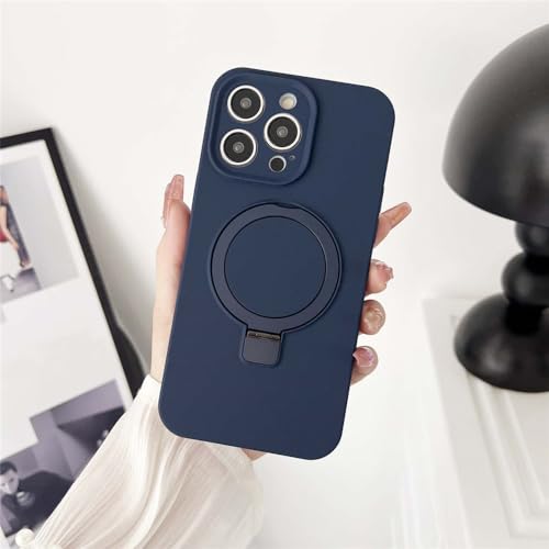 Coque iPhone 11 silicone anti-chute pour éviter les bris d'écran avec anneau bleu