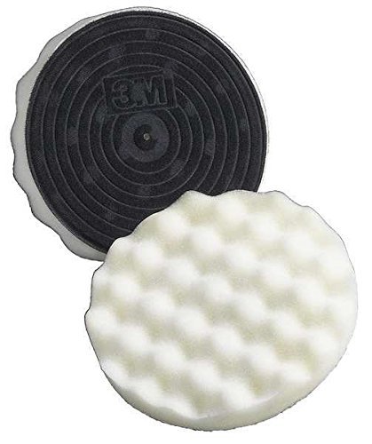 3MFinesse-It 1912 White Foam Pad - Hook & Loop Attachment 5 1/4 in Dia - 12000 Maximum RPM - 92500 [PRICE is per PAD]