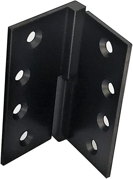 Prima Decorative - Brass Door Hinges, Lift Off Square – Black Matte