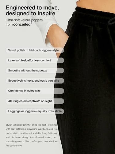 Conceited Luxe Leggings – Velvet or Vegan Leather (Plus2