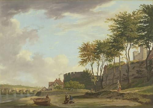 Impression Peinture la Medway à Rochester Wheatley Toile Art Mural