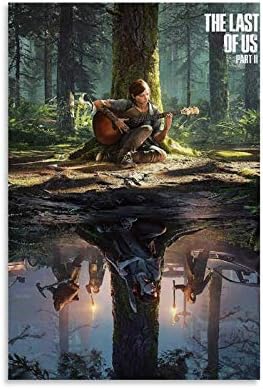 TOUKUI Poster Ellie The Last of US 2 Canvas Art Poster and Wall Art Picture Print Modern Family Room Decor Poster 16 x 24 Inches (40 x 60 cm)
