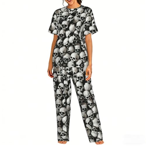 Pyjama confortable femme ensemble imprimé en maille douce de qualité