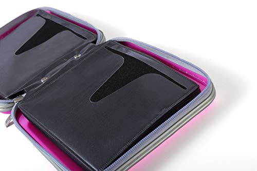 N/H Hard Shell Cd Case Bright Color Cd/Dvd Holder For 30 Capacity Cd Storage Great For Car Dvd Collection For Kids Pink #TOP2