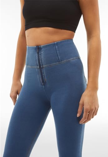 Jeggings 7/8 Freddy WR.UP® WRUP4HC002ORG de alta costura elástica con efecto push-up en talla XL 4