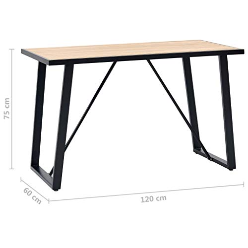Table de salle à manger 120x60 compacte pour optimiser les petits salons