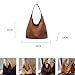 SCOFY FASHION Bolso de mano de piel sintética de ante sintético con bolsa Imagen de SCOFY FASHION Bolso de mano de piel sintética de ante sintético con bolsa