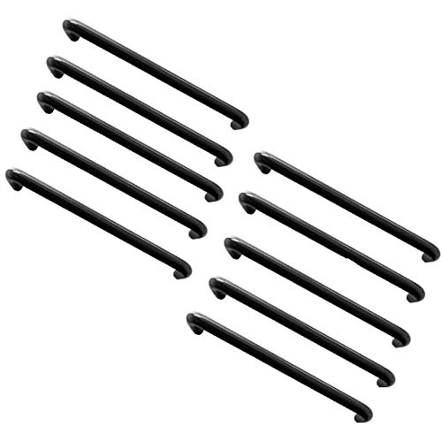 Preisvergleich Produktbild E EBETA 10 Stück Türgriff Möbelgriffe Bogengriffe Küchengriff Schrankgriffe (Schwarz, Bohrlochabstand - 160 mm)