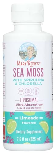 MARYRUTH'S Sea Moss Liquid with Spirulina & Chlorella (Liposomal, 7.6 oz) — view 4