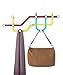 Umbra Subway Wall Hook - Multicolored Modern Public Transit Maps Shape Coated Steel 10-Hooks Wall Hanger - Easy To Mount, Perfect for Scarves, Coats in Entryway - Each Hook Holds Up to 5 lbs