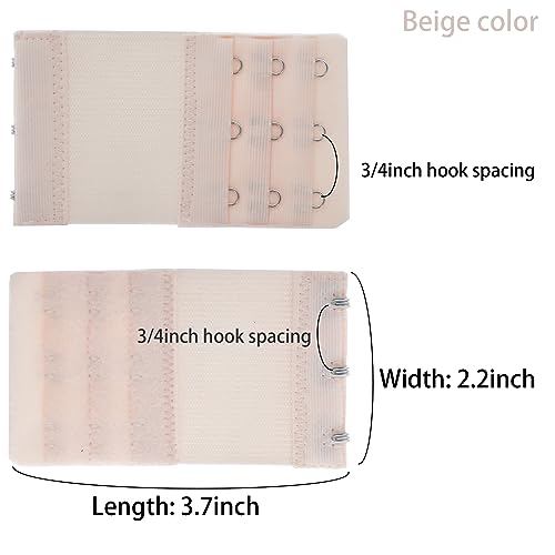 SAMGU Bra Extenders 3 Hooks Women's Soft Stretchy Bra Strap Extender Extension2