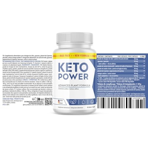 Keto Power | Idéal pour accompagner ton objectif | Facile à utiliser | Contenu de 90 gélules | 1x – Image 3
