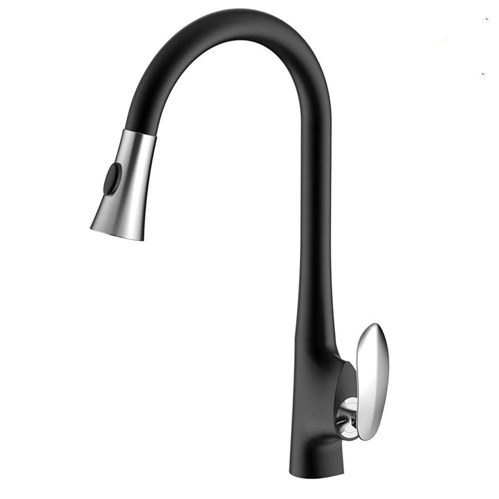 Robinet de cuisine en cuivre et finition or blanc élégant
