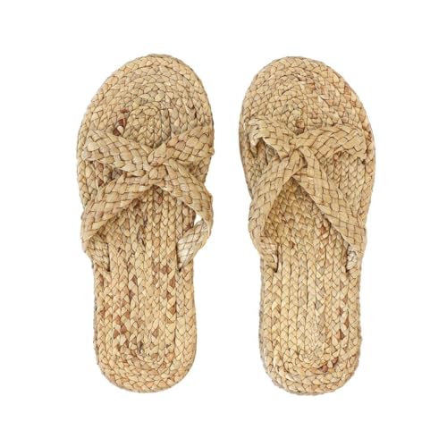 Tomo Corporation Water Hyacinth Sandals Cross S 8.7-9.4 inches (22-24 cm)