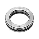 Othmro 51107 Druckkugellager 35 mm x 52 mm x 12 mm, Chromstahl, Richtung, 1 Stück