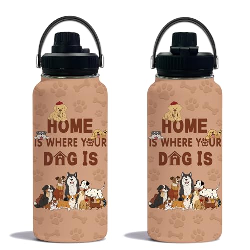 Dog Mom Gifts for Women, 32 oz Insulated Water Bottle