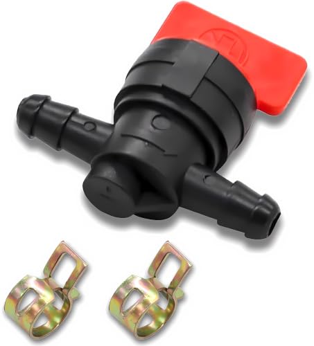 494768 698183 1/4 Fuel Shut Off Valve with clamp Compatible with Murray