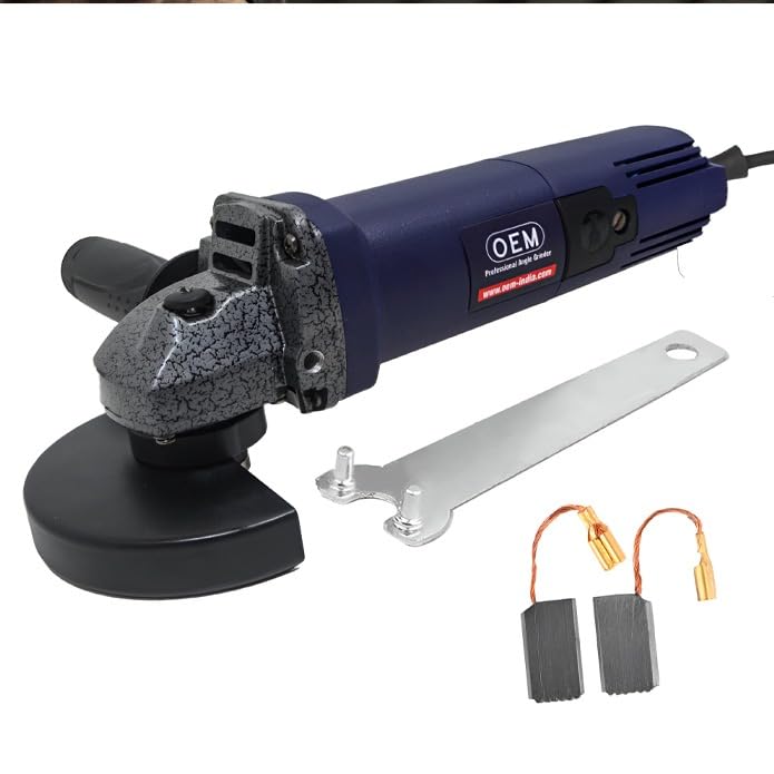 OEM Professional Angle Grinder With 6 MONTHS Warranty Full Heavy Copper 850 Watts WITH OEM 1 Cutting Wheel | Low Noise | Long Hours NO HEATING | (Back Switch) AG80 (B0BPDKQSNY) Amazon Price History, Amazon Price Tracker
