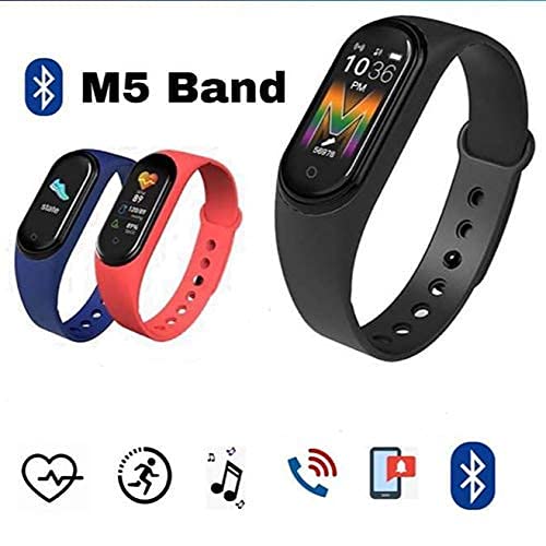 Image of (𝟏𝟎 𝐘𝐞𝐚𝐫𝐬 𝐖𝐚𝐫𝐫𝐚𝐧𝐭𝐲 Smart Fitness Band with Heart Rate Monitor Activity and Step Tracker Calorie and Sleep Monitor Waterproof Bluetooth Smartwatch for Men and Women