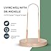 Living Well with Dr. Michelle Copper Tongue Scraper - Premium Metal Tongue Cleaner for Adults & Kids - Eliminate Bad Breath & Enhance Oral Hygiene - Includes Travel Bag