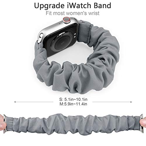 Image of Greatfine Scrunchie Band Compatible with Apple Watch Bands 38mm 40mm 41mm 42mm 44mm 45mm 46mm 49mm Women, Elastic Scrunchie Watch Strap for iWatch Watch Series 11 10 9 8 7 6 5 4 3 2 1 SE 3 2 Ultra 3 2