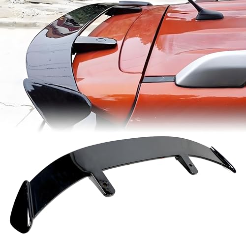 MUTUSAISI Universel aileron becquet Spoiler, pour La Plupart des de Coffre de Toit Hayon Arrière Accessoires (Noir Brillant)