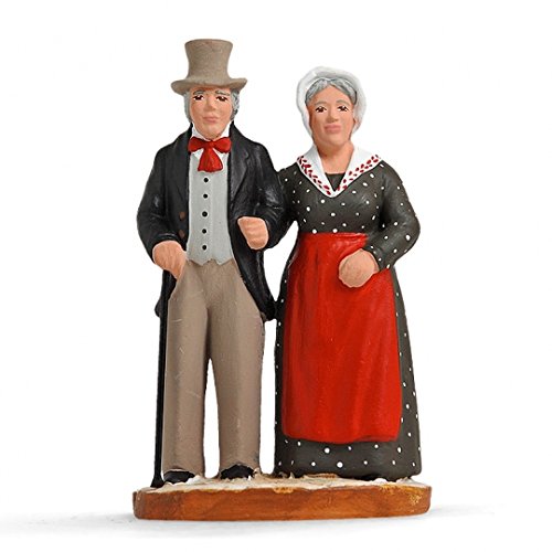 Arterra - Santons de Provence - Monsieur et Madame Jourdan - Collection 7 cm