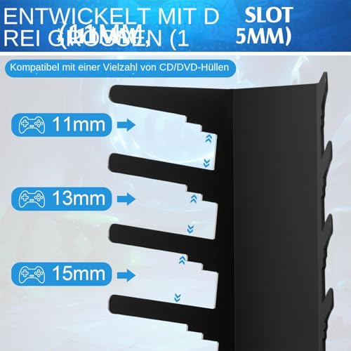 Support mural robuste en métal pour charges et boîtes - Lot de 2 - 8