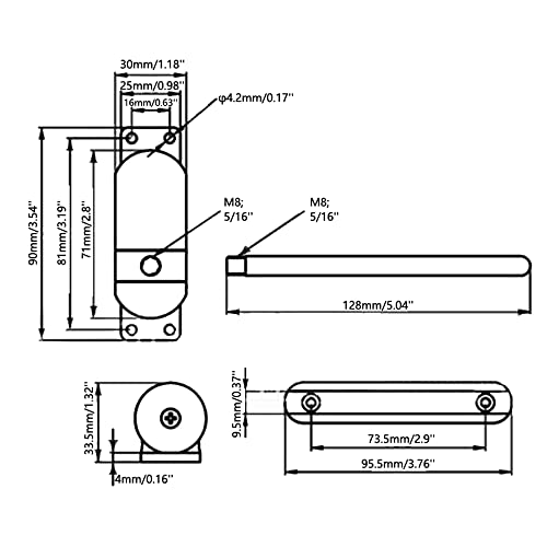 Automatic Spring Door Closer, Surface Mounted, Door Closure Zinc Alloy Body for Domestic Commercial Use, for 10~60kg Door-White - Image 3