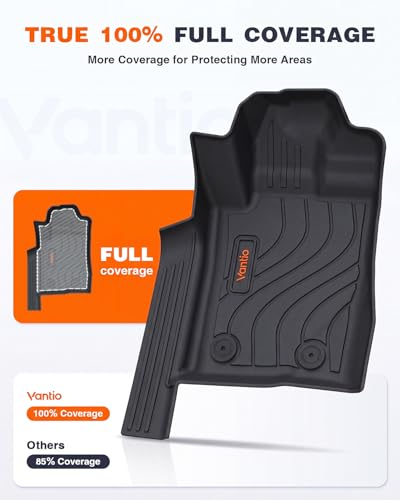 Image of Floor Mats for Ford Ranger 2024 2025 2026 SuperCrew Cab