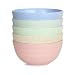 Produktbild Umweltfreundliche Müslischale, Salatschüssel Bowl Schüssel Groß 5er Set, mit Camping Schale Obstschalen Suppenschüsseln, Leicht, Bruchsicher, Spülmaschinen- Mikrowellentauglich, BPA Free (4 Colors)