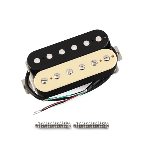Image of FLEOR Zebra Guitar Humbucker Pickups Alnico 5 Bridge Pickup 14-15k
