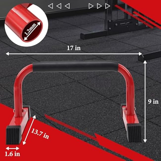 Push Up Bar, 700 LBS Potable Dip Bar with EVA Handle for Home GYM Gymnastics Calisthenics Equipment Apartment Courtyard Balcony Exercise Fitness Upper Body Arm Back Man Woman Kid