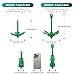 Moclear Kayak Anchor Kit, 3.5 lb Compact Folding Grapnel Anchor for Kayaks, Canoes, SUPs, Jet Skis, Small Boats - Lightweight Portable Marine Boat Anchor with Rust-Resistant Design (Green)