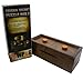 Puzzle Box Enigma Secret Explorer - Money and Gift Card Holder in a Wooden Magic Trick Lock with Hidden Compartment Piggy Bank Brain Teaser Game