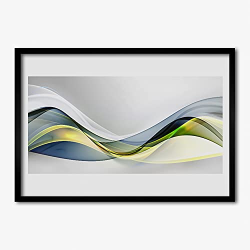 Affiche encadrée murale 70x50 cm Tulup image abstraite avec cadre