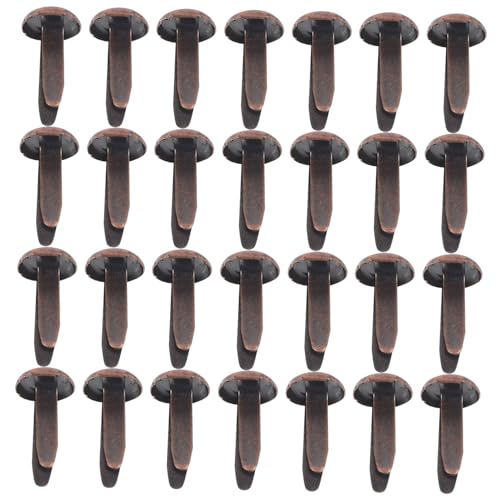 ARTIBETTER DIY Handcraft Material 50pcs Metal Scrapbook Brads Paper Fastener Brads for Paper Crafts